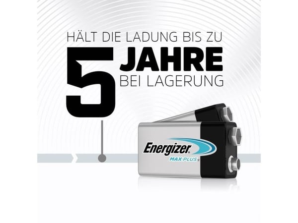 Paristot Energizer® Alkaline Max Plus™, 9V, 9 V, 20 kpl pakkaus
