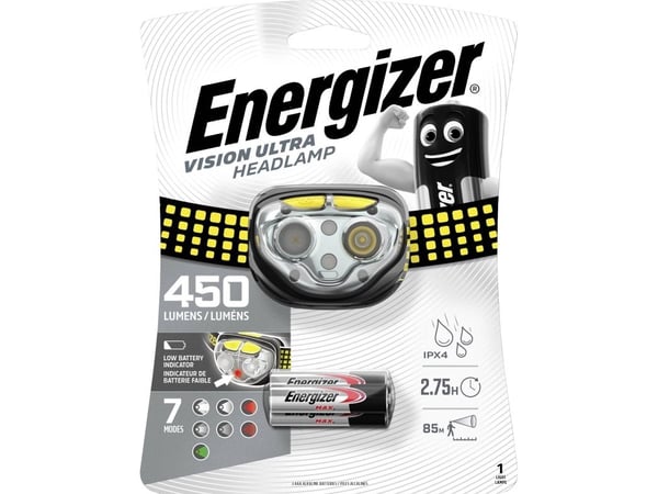 Energizer Vision Ultra HDE32 - Hodelykt - LED - green/red/white light