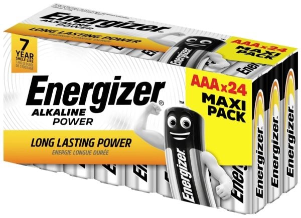 Energizer AAA paristo Power Alkaline Mangaani 1,5 V 24 kpl