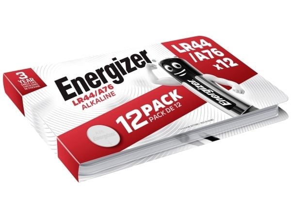 Energizer® miniparisto, LR44/A76, 12 kpl:n pakkaus