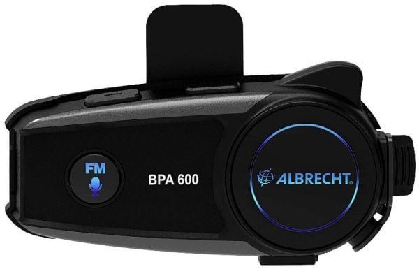 Albrecht BPA 600 15550 Bluetooth®-Headset med mikrofon Passer til alle hjelmtyper (Passer til alle hjelmtyper)