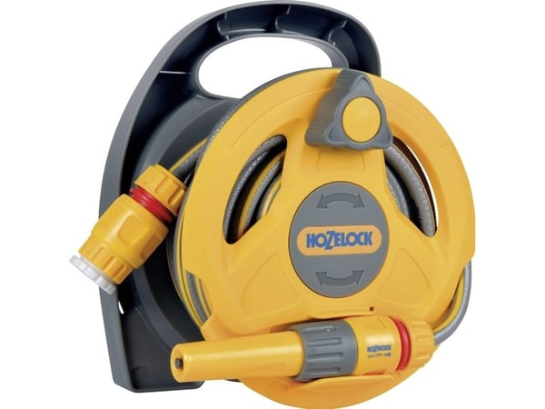 Hozelock Click &amp; Go 2427 0000 1 stk Gul, Grå Slangetromle