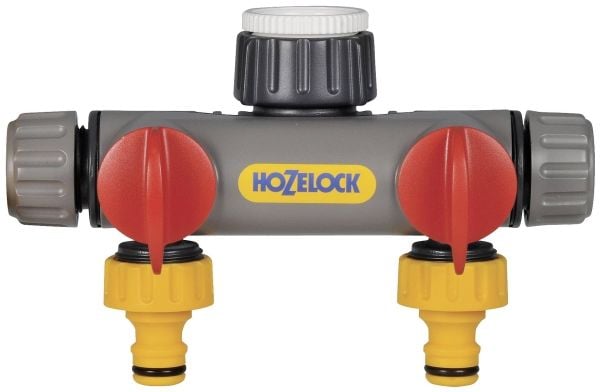 Hozelock 2252, Kran stick, 3/4", PVC, Grå, Rød, Gul