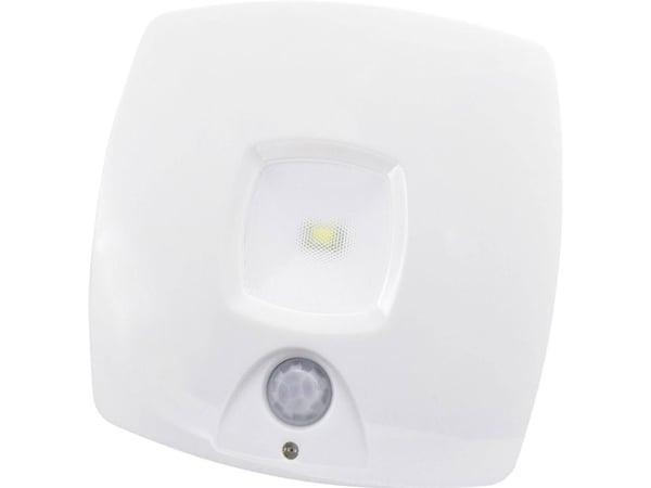 Müller-Licht 27700015 LED-nattljus med rörelsesensor Square LED (RGB) Dagsljus vit vit vit