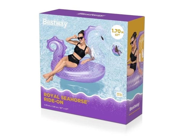 Oppblåsbar bunn/pute „Royal Seahorse™“, 170 x 120 cm, „BESTWAY“