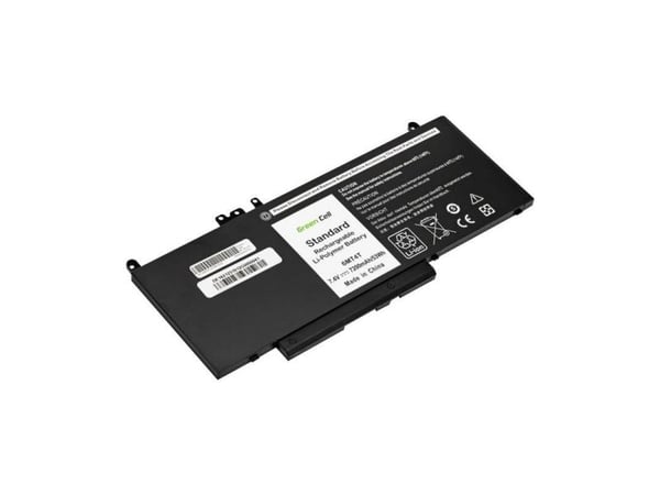 Green Cell - Batteri til bærbar PC (tilsvarer: Dell 6MT4T, Dell 07V69Y) - litiumpolymer - 4-cellers - 7200 mAh - svart