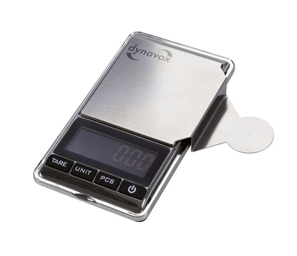 Dynavox TW-4, Sort, Rustfritt stål, 200 g, 0,01 g, g, Knapper, AA
