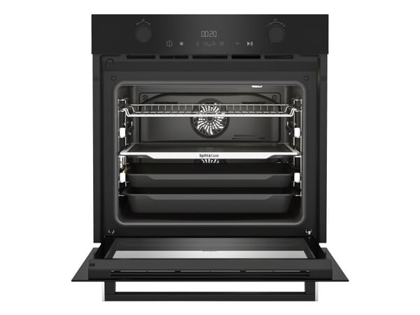 Beko BBVM17400BDS, Medium, Elektrisk ovn, 72 l, 2800 W, 72 l, Teleskopisk hyllesystem