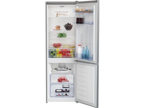 Beko RCHA270K40SN, 251 l, Ikke-frost (kjøleskap), SN-T, 3,5 kg/24t, E, Sølv