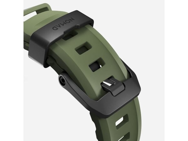Nomad Rocky Point Band, Band, Smartklokke, Svart, Apple, Ultra / 46mm, Lær, Titan