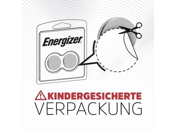 Knapcelle batterier Energizer Lithium CR2016, 3V, pakke a 4 stk.