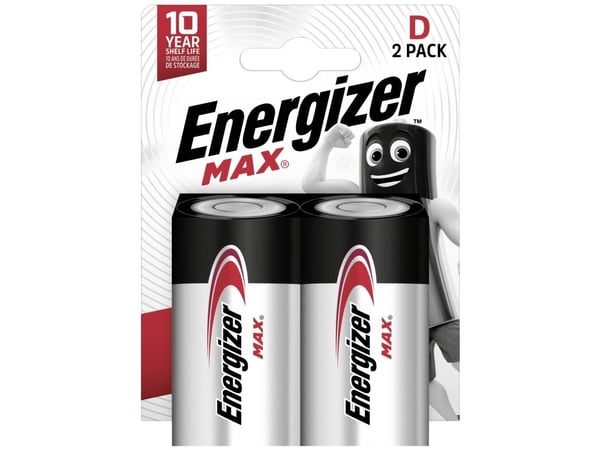 Energizer Max E95 - Batteri 2 x D - alkaliskt