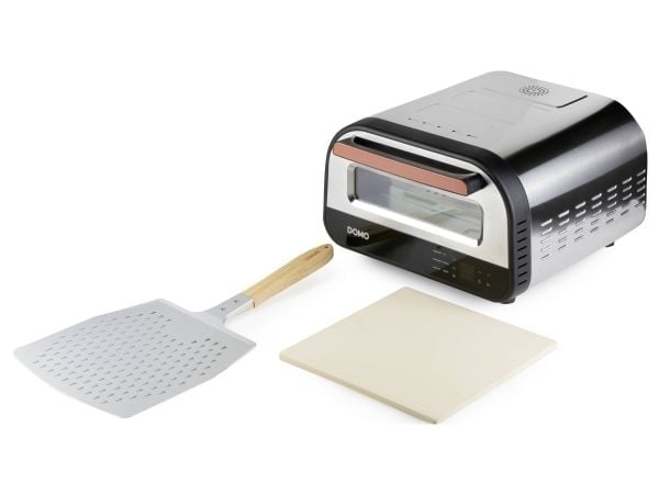 Domo DO9289PZ, 1 pizza(er), Rustfritt stål, Svart, 320 cm, 450 °C, 80 - 450 °C, 0,97 m
