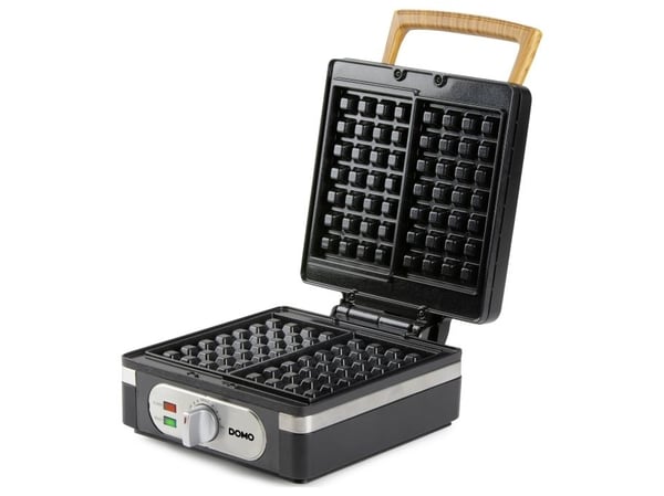 Domo WAFFELEISEN- INKY BLACK Waffeleisen Schwarz (DO9275W)
