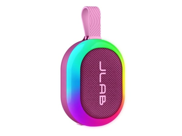 JLab Pop Party, 5,08 cm, 5 W, 80 dB, Trådløs, Partyhøyttaler, Rosa