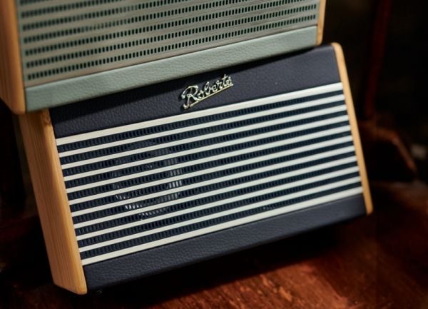 Roberts Radio Rambler Uno, Bærbar, Digitalt, DAB, DAB+, FM, 3,5 mm, Bamboo, Marineblå, Aluminium, Bamboo