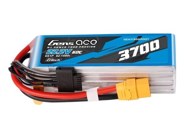 Akumuliatorius Lipo Gens Ace G-Tech 3700mAh 22,2V 60C 6S1P XT90