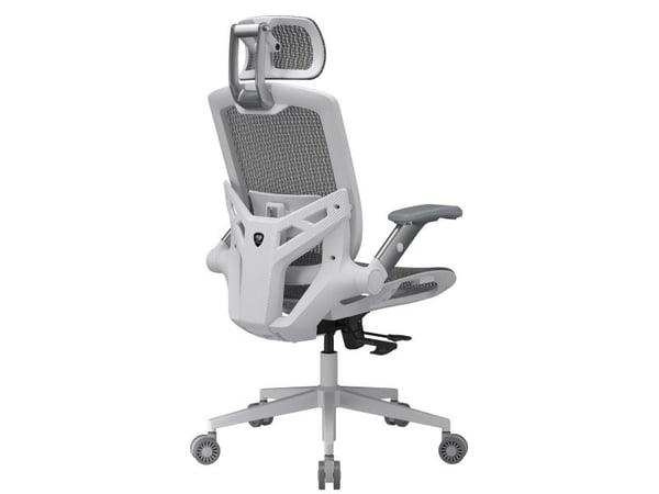 COUGAR CGR-SPO-WHW, Universal gaming-stol, 120 kg, Polstret ryggstøtte, Billøp, Universell, Hvit