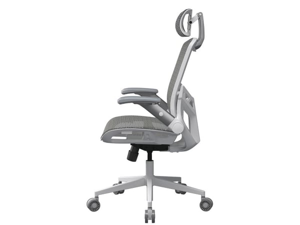 COUGAR CGR-SPO-WHW, Universal gaming-stol, 120 kg, Polstret ryggstøtte, Billøp, Universell, Hvit