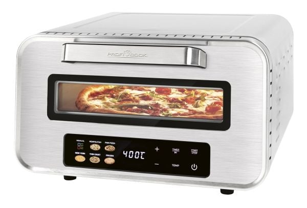 ProfiCook PC-PO 1323 pizzaovn 1 pizza(er) 2100 W rustfritt stål