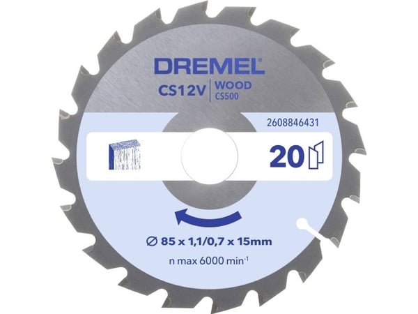 Dremel puupiirisahanterä 85mm CS500 2608846431? 1 kpl (2608846431)