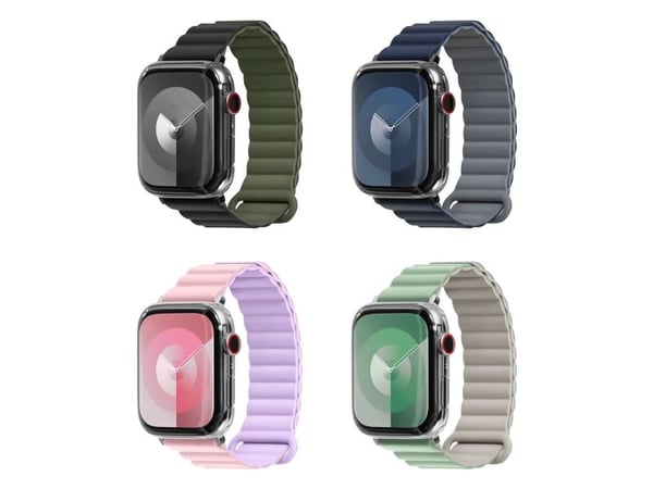 LAUT L_AWL_NS_NV, Klokkereim, Apple, Apple Watch Series 4-10 SE & ULTRA 49/46/45/44 mm, Silikon, Svettebestandig, 1 stykker
