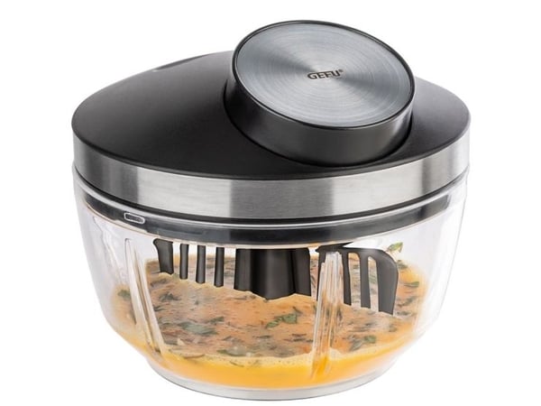 GEFU GF89573, musta, Läpikuultava, Muovi, Ruostumaton teräs, Terästä, 0,45 L, 125 mm, 130 mm