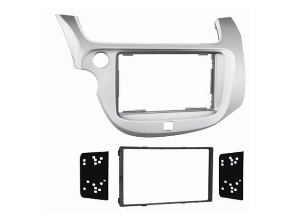 2-DIN radio-/stereoramme Honda Fit/Jazz (GE) 2008-2015 sølv