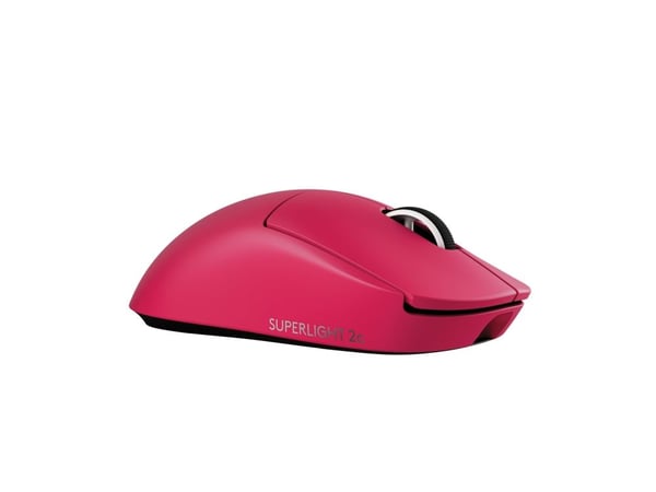 Logitech G PRO X SUPERLIGHT 2C - Mus - gaming - 5 knapper - trådløs, kablet - 2.4 GHz, USB - USB Logitech LIGHTSPEED-mottaker - rosa