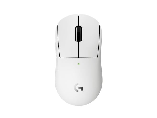 Logitech G PRO X SUPERLIGHT 2C - Mus - gaming - 5 knapper - trådløs, kablet - 2.4 GHz, USB - USB Logitech LIGHTSPEED-mottaker - hvit