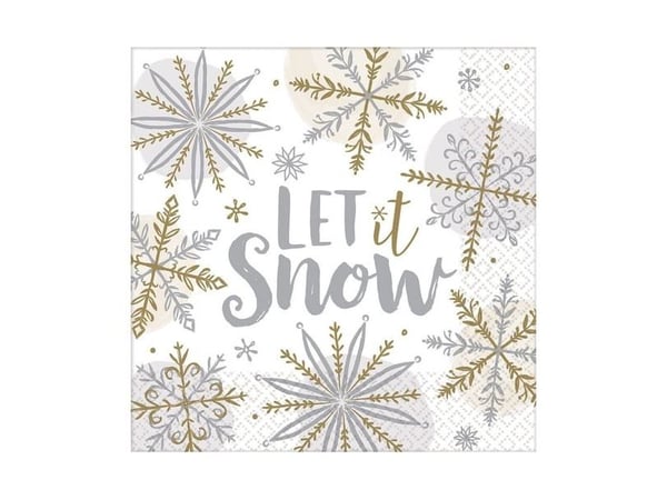 Let it snow servietter