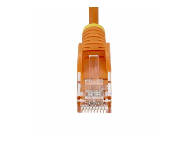 StarTech.com 1.5m Orange Slim CAT6 Ethernet Cable, Snagless, 28AWG, LSZH - Patch-kabel - RJ-45 (hane) till RJ-45 (hane) - 1.5 m - 3.6 mm - UTP - CA...