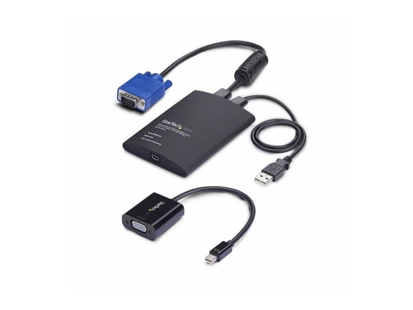 StarTech.com NOTECONS02-VGA-MDP, 1920 x 1200 pikseliä, musta