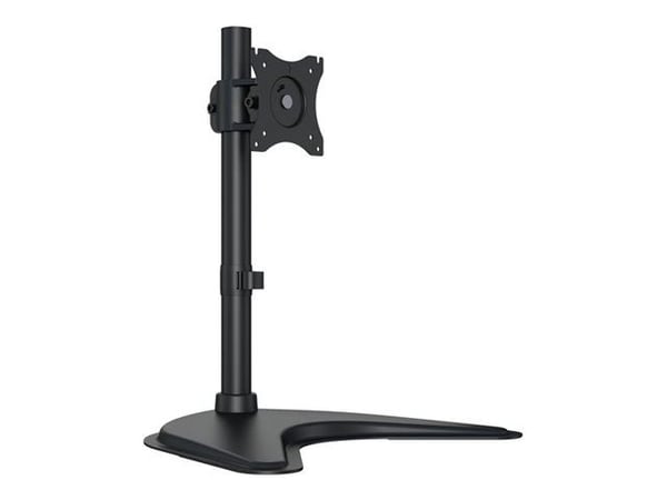 Multibrackets M Deskstand Basic Single - Monteringssett (skrivebordsmontering) - for LCD-skjerm - stål, høyverdig aluminium - svart - skjermstørrel...