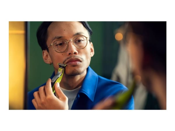Barbermaskin Philips Oneblade QP2734/23, 360 blad, 5-i-1 kam (1,2,3,4,5 mm), 60 min. driftstid/ 4 timer. lader