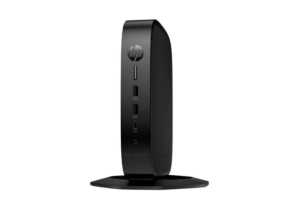HP Pro t550 - Tynn klient - USFF 1 x Celeron J6412 / inntil 2.6 GHz - RAM 4 GB - flash 32 GB - eMMC - UHD Graphics - Gigabit Ethernet, Bluetooth 5....