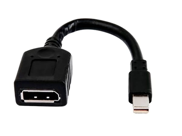 HP - DisplayPort-adapter - Mini DisplayPort (hann) til DisplayPort (hunn) - for Elite 800 G9; Workstation Z2 G8, Z2 G9, Z4 G5, Z6 G5; ZBook Fury 15...