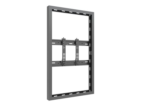 Multibrackets M Pro Series - Innhegning - Smal - for flatpanel - universal - stål - svart - skjermstørrelse: 43" - veggmonterbar