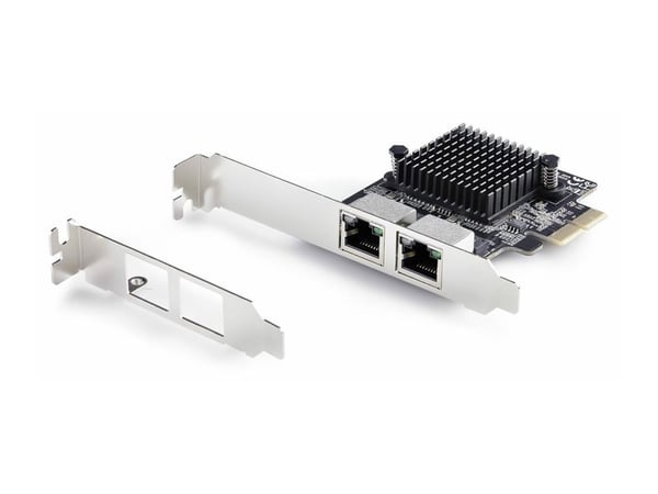 StarTech.com PR25GR-NETWORK-CARD, Sisäinen, Langallinen, PCI Express, Ethernet, 5000 Mbit/s, musta