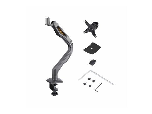Startech Desk Mount Monitor Arm, Up To 32" Display, C-Clamp, TAA - Monteringssett (leddarm, C-klemme) - for Skjerm - plastikk, stål - svart - skjer...