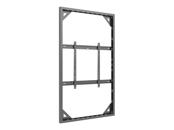 Multibrackets 2513, Terästä, musta, Maisema/Muotokuva, 2,16 m (85"), 80 kg, 200 x 200 mm