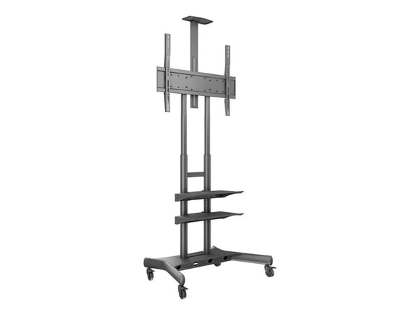 Multibrackets M Public Floorstand Basic 180 Plus - Vagn - för videokonferenssystem - svart - skärmstorlek: 55"-80"