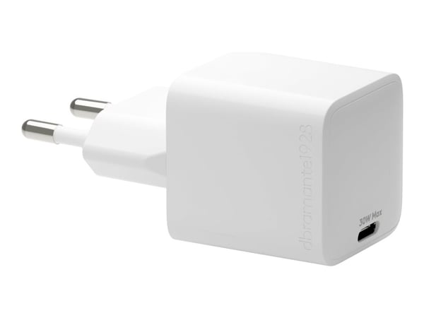 dbramante1928 re-charge - Strømadapter - 30 watt - PD, QC (USB-C) - hvit - Europa