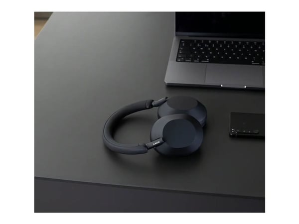 Sony WH-1000XM5 - Kuulokkeet mikrofonilla. - täysikokoinen - Bluetooth - langaton, kaapeli - aktiivinen kohinanvaimennus - 3,5 mm jakki - musta