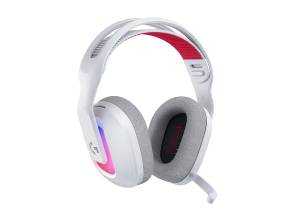 Logitech G Astro A20 X - Hodesett - full størrelse - Bluetooth / LIGHTSPEED - trådløs, kablet - USB-A, USB-C - hvit
