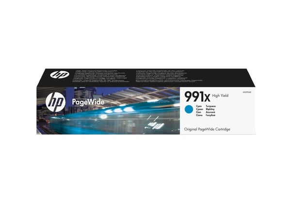 HP 991X alkuperäinen riittoisa syaani PageWide -patruuna, Korkea, Syaani, Väriainepohjainen muste, 1 kpl, 16000 sivua, Kertapakkaus
