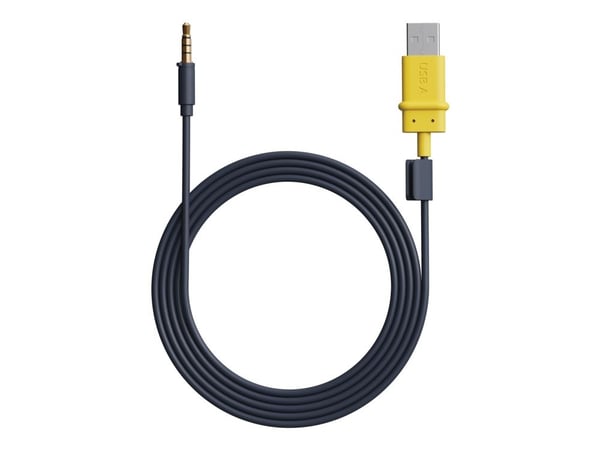 Logitech - Jakkadapter for USB-A til hodetelefon - 3,5 mm telefonjakk hann til USB hann - 1.3 m