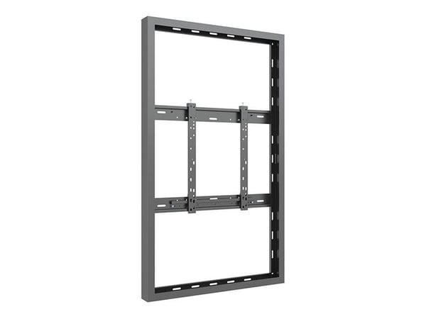 Multibrackets M Pro Series - Innhegning - lav profil - for digitalsignerings-LCD-panel - medium - låsbar - stål - svart - skjermstørrelse: 55" - ve...