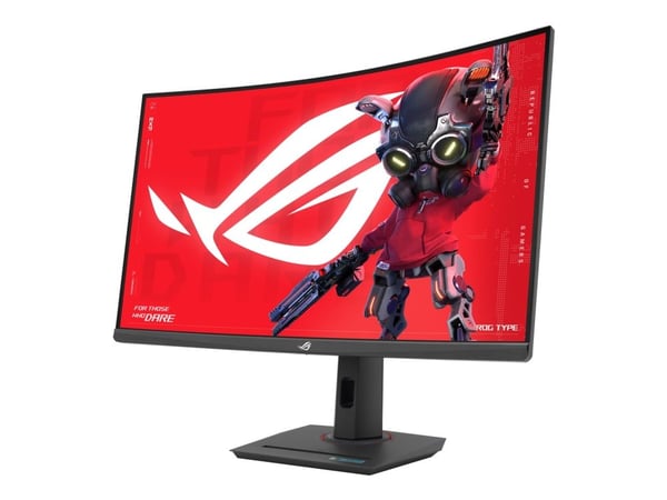 ASUS ROG Strix XG32WCS - LED-skjerm - gaming - kurvet - 32" - 2560 x 1440 QHD @ 180 Hz - Rapid VA - 400 cd/m² - 3500:1 - DisplayHDR 400 - 1 ms - HD...