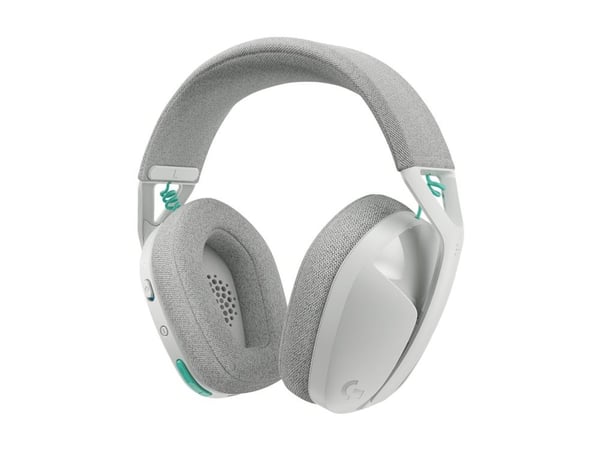 Logitech G G321 - Hodesett - full størrelse - Bluetooth / LIGHTSPEED - trådløs - USB-A via Bluetooth-adapter - hvit
